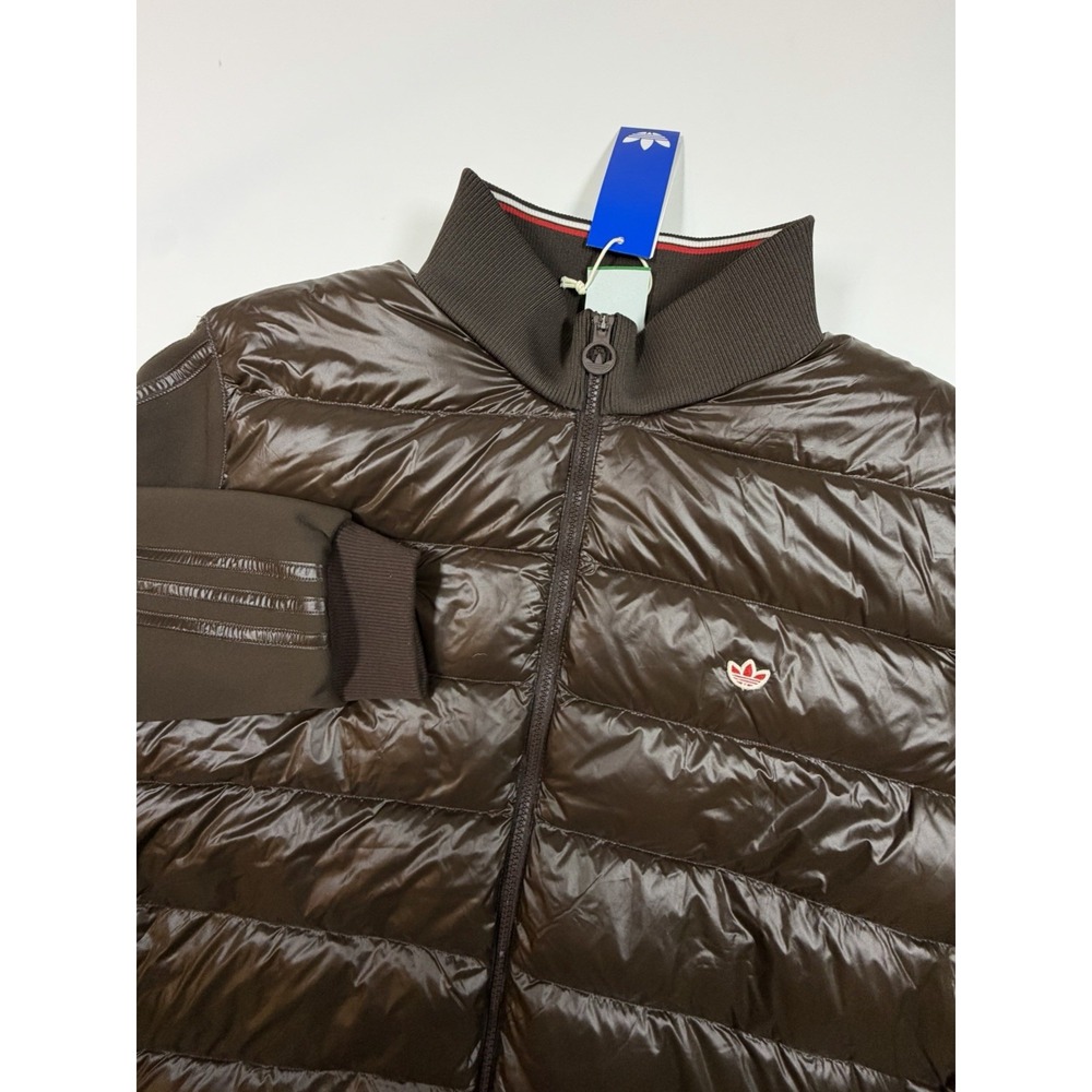 Adidas Originals Down Jacket Dark Brown Men's Size XL JN9727 NWT $240